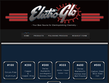 Tablet Screenshot of electro-glo.com
